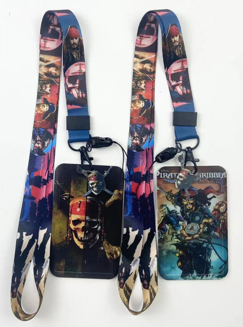 Pirates of the Caribbean Cardholder and Lanyard Neck Strap