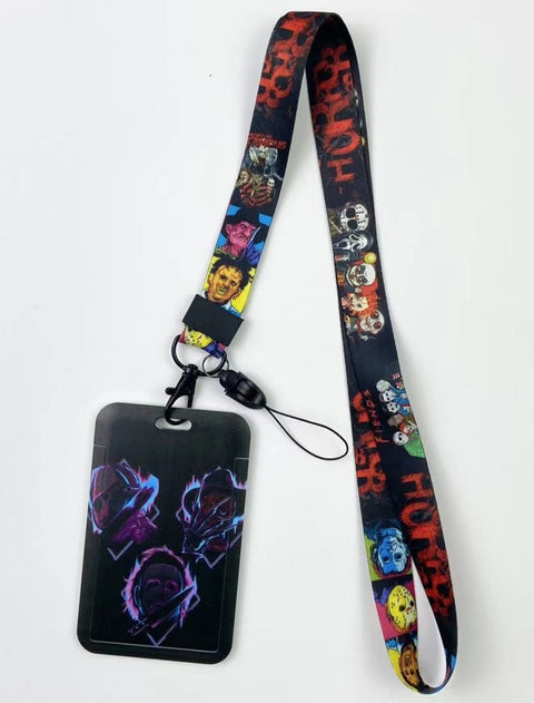 Horror group Cardholder and Lanyard Neck Strap