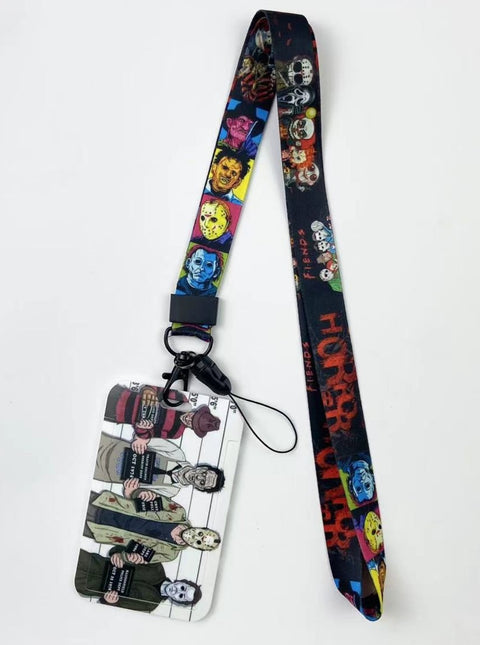 Horror group Cardholder and Lanyard Neck Strap