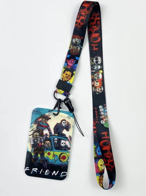 Horror group Cardholder and Lanyard Neck Strap