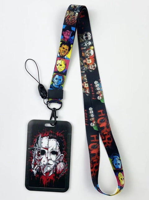 Horror group Cardholder and Lanyard Neck Strap