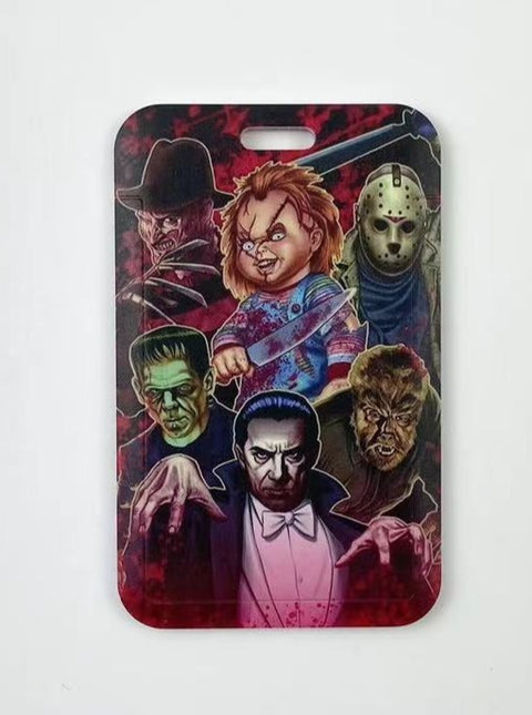 Horror group Cardholder and Lanyard Neck Strap