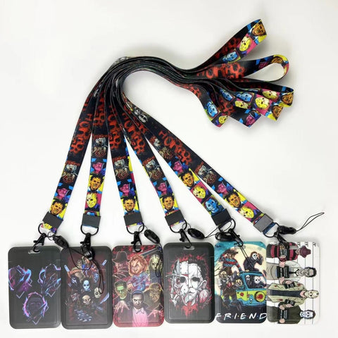 Horror group Cardholder and Lanyard Neck Strap