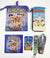 Flintstones purse gift Set (Bags/Purse/Card Holder/Lanyard/Cleaning Cloth)