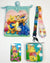 Winnie the Pooh purse gift Set (Bags/Purse/Card Holder/Lanyard/Cleaning Cloth)