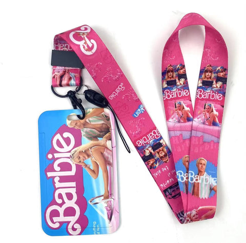 Barbie ID Cardholder Lanyard Neck Strap For Keys