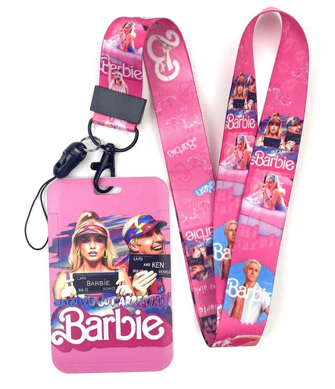 Barbie ID Cardholder Lanyard Neck Strap For Keys