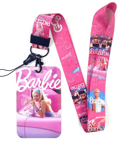 Barbie ID Cardholder Lanyard Neck Strap For Keys