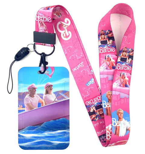 Barbie ID Cardholder Lanyard Neck Strap For Keys