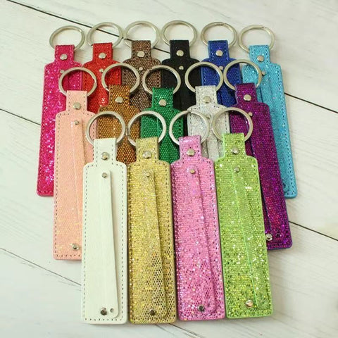 Leather Alloy DIY Double Layer Wrist/Keychain