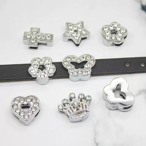 Leather Alloy DIY Double Layer Wrist/Keychain