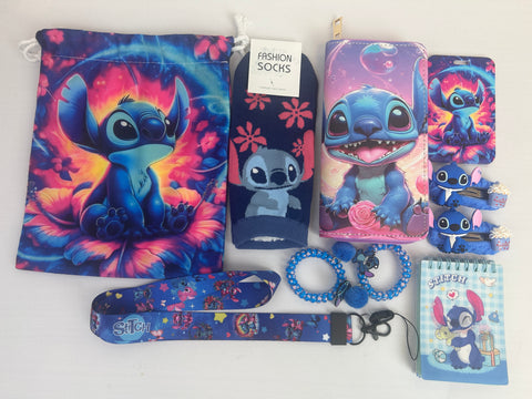 Stitch gift bag (Drawstring bag/purse/card holder/lanyard/socks/hairpin/hairband)