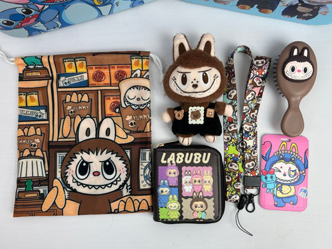Stitch gift bag (Drawstring bag/purse/card holder/lanyard/socks/hairpin/hairband)