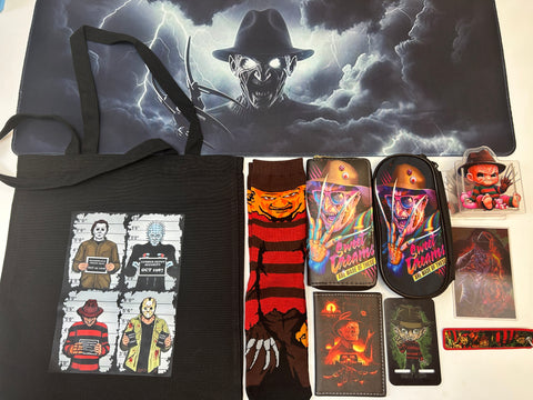 Freddy Tote bag gift set (Bags/Purse/phone Holder/notebook/mousepad)