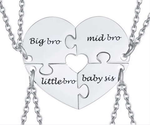 Necklace For 4 Siblings