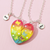 2pcs Cute Colorful Magnet Necklace For BFF
