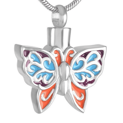 Butterfly Series Urn Memorial Necklace