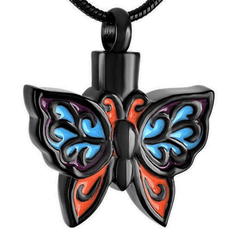 Butterfly Series Urn Memorial Necklace