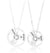 Dumbbell BFF necklace