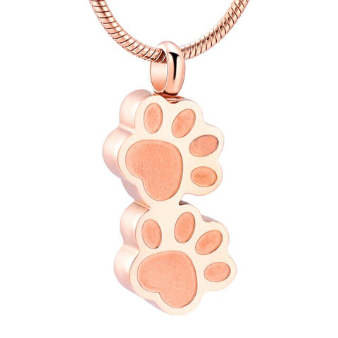 Stainless Steel Memorial Urn Necklace for Pet