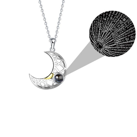 Sun Moon Necklaces For Couple BFF Family