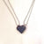 2pcs/love necklace